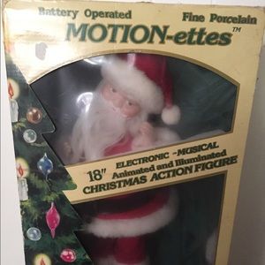 Santa Musical Motioned Figurine